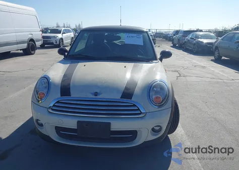 2012 Mini Cooper z USA, uszkodzony, nr VIN WMWSU3C5XCT259343